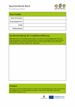 Kurzdokumentation und Ausgabennachweis