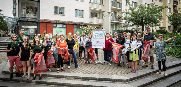 Anpacken – Eintüten. Müllsammeln am Montag