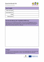 Kurzdokumentation und Ausgabennachweis